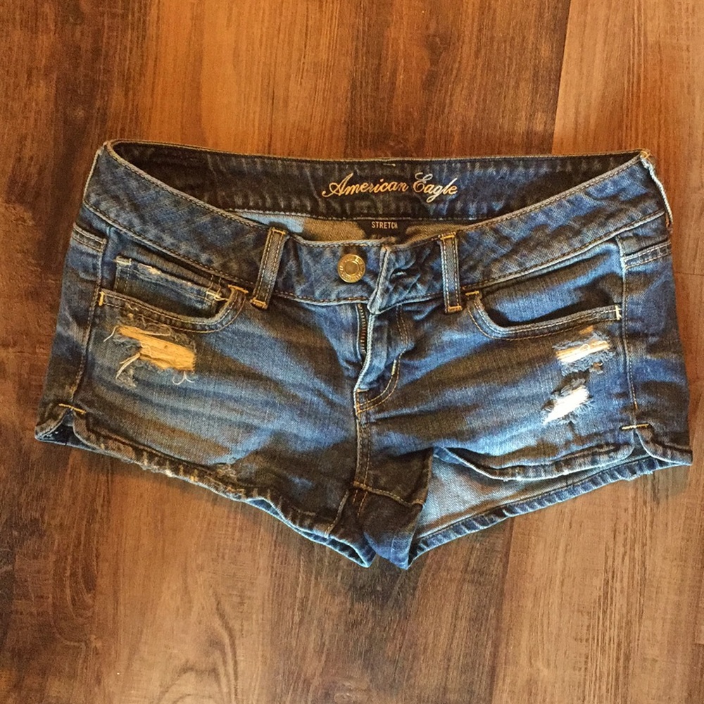 American eagle jean shorts